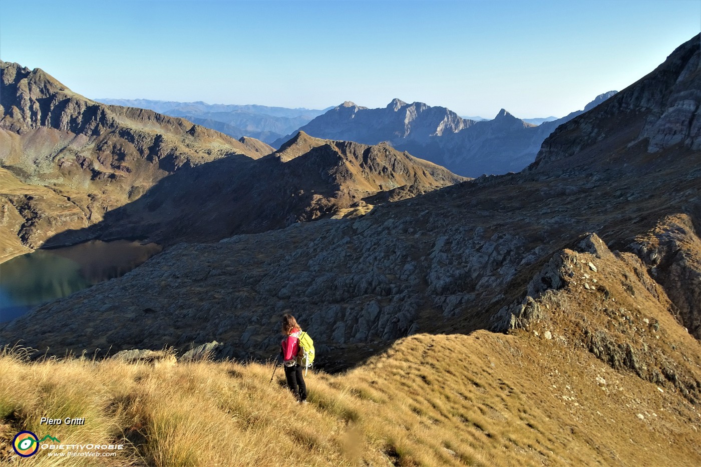 91 Scendiamo dal Pizzo delle Orobie al Passo del Tonale.JPG